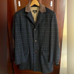 Cole Haan overcoat with elbow patches. Men’s medium.